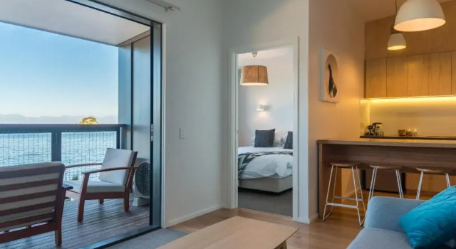 Апартаменты с видом на море Kaiteriteri Recreation Reserve Apartments