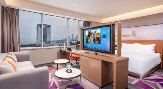 Двухместный люкс с видом на море Hampton by Hilton Qinhuangdao Jinmeng Bay