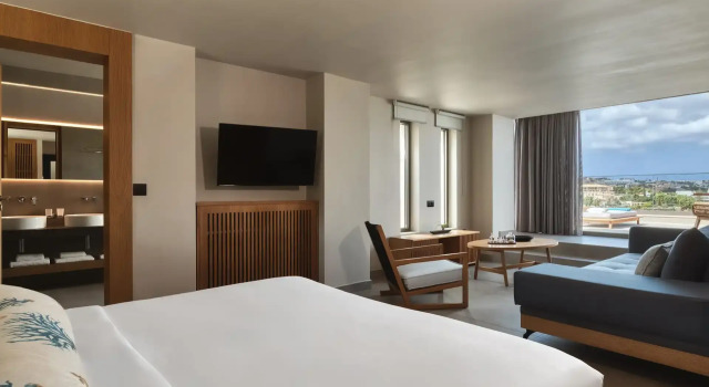 Двухместный люкс Sapphire VIP с видом на море Castello Infinity Suites
