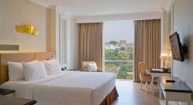 Двухместный номер Deluxe с красивым видом из окна Swiss-Belhotel Lampung