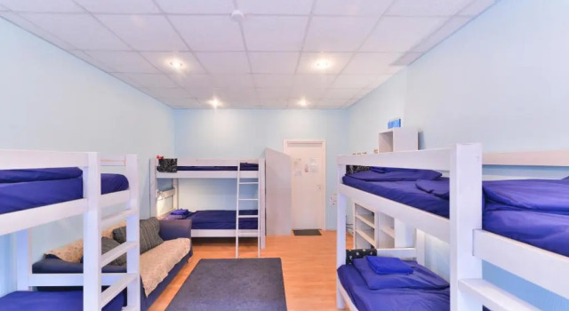 Кровать в общем номере (мужской номер) Central Hostel