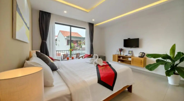Двухместный номер Deluxe с балконом Tam Hong Phuc Homestay Hoi An