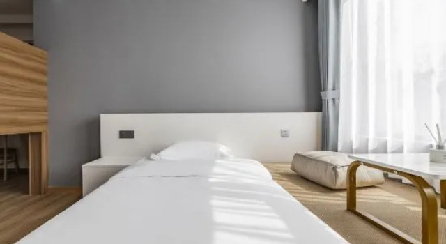 Кровать в общем номере с 4 комнатами Yunshang grassland anjimamba B & B