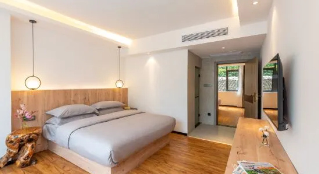 Семейный люкс с 2 комнатами Yangshuo Rain Falls Forest homestay
