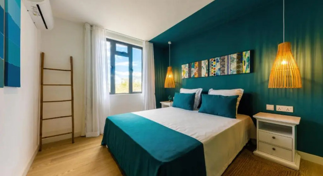 Les Cerisiers Beach Residence, Cosy and Modern 3 bedroom apartment located 50 metres from the beach and from all amenities and restaurants on the coastal road, Boek Appartement Hotels in Mauritius West Coast met ontbijt, Ontbijt