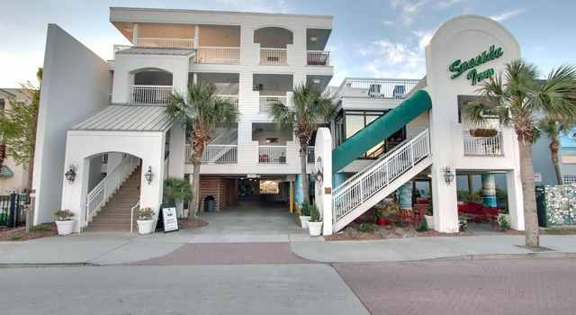 Seaside Inn Oceanfront, Забронировать Отель Отели Южной Каролины с завтраком, Завтраки