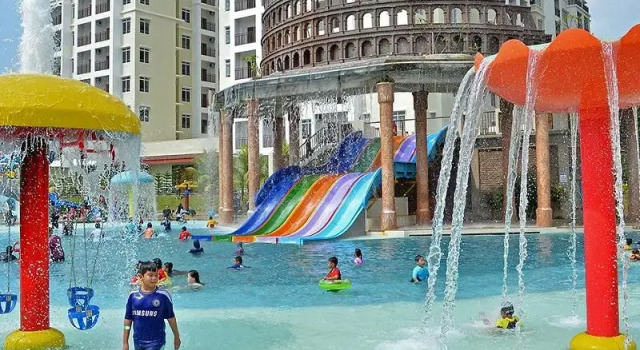 Кровать в общем номере Bayou Lagoon Park Resort