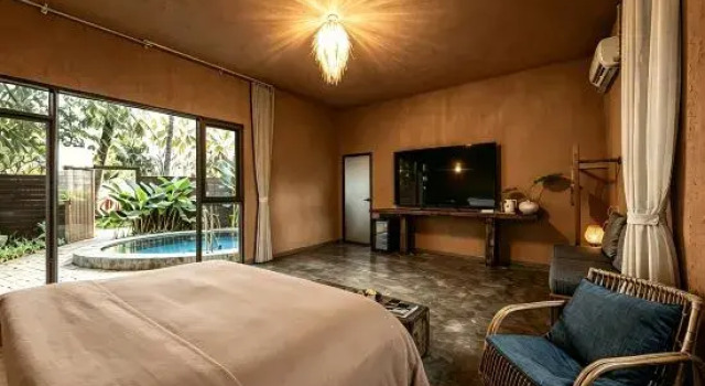 Двухместный номер Standard Xishuangbanna Peacock Valley Hot Spring VILLA Resort