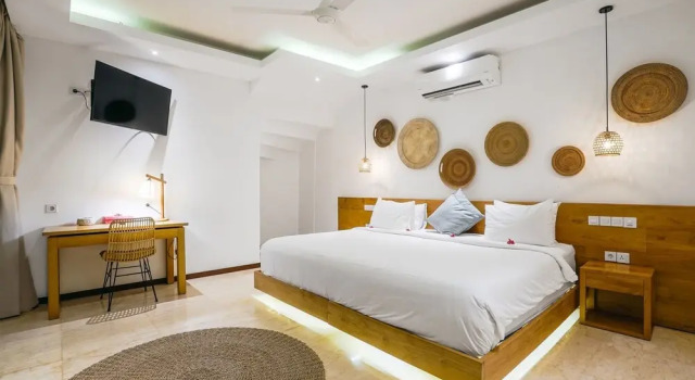Frangipani Villa Merah at Berawa, Rezervovat Vila Chaty v Bali, Chalupa