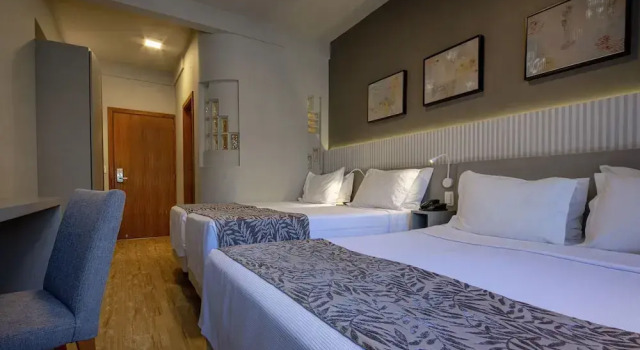 Четырёхместный номер Standard Hotel Laghetto Siena Gramado