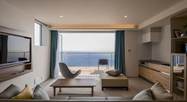 Двухместный номер Standard с видом на море Umito Voyage Atami