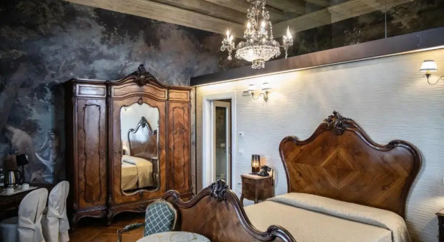 Люкс Superior с видом на сад Relais Castello Bevilacqua