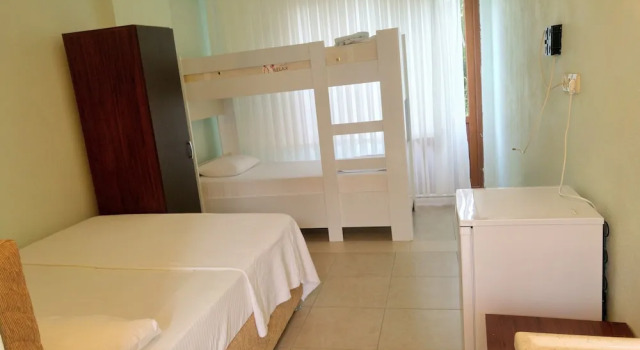 Четырёхместный номер Standard с видом на сад Kerpe Degirmen Hotel