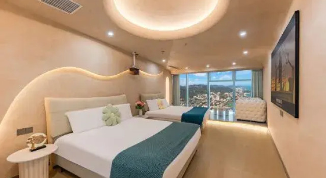 Люкс Presidential Xiamen 52 Hertz Scenic Apartment (Shimao Twin Towers)