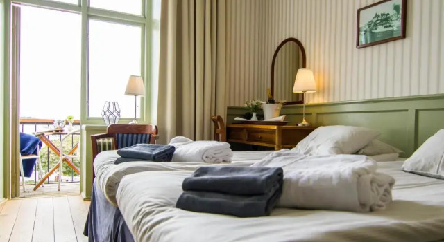 Двухместный номер Standard с балконом и с видом на море Waxholms Hotell