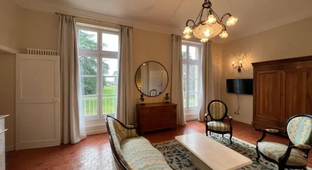 Семейный номер Standard с видом на парк Chateau de Roquelune