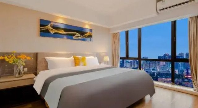 Люкс Deluxe с 3 комнатами с красивым видом из окна Sofitel Chengdu Chunxi Road Hotel