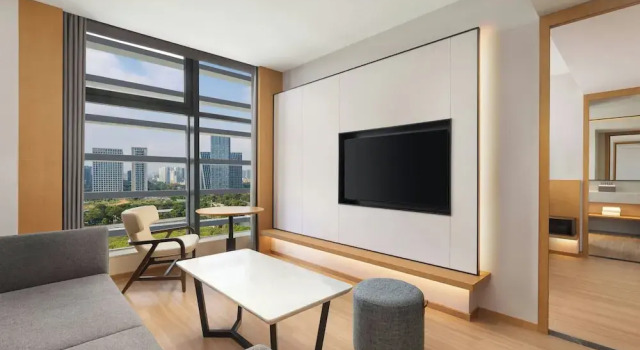 Двухместный полулюкс с видом на город Fairfield by Marriott Hangzhou Future Sci-tech City