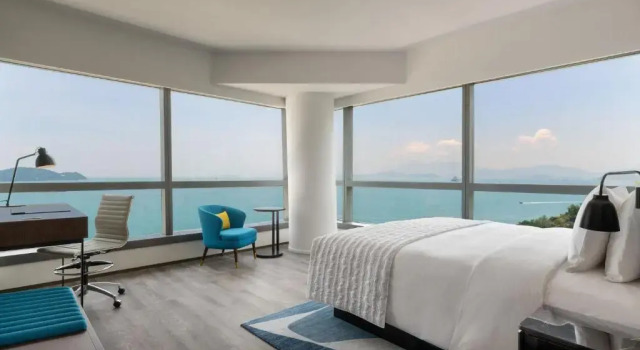 Двухместный номер Standard oceanfront Le Méridien Hong Kong, Cyberport