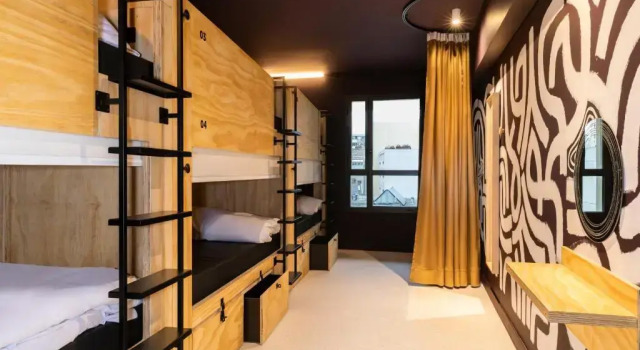 Кровать в общем номере (женский номер) Хостел Jo&Joe Paris Nation - Hostel