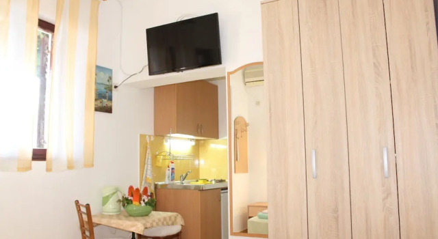 Двухместная студия с видом на море Guest House Tomanovic