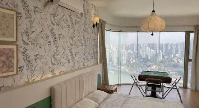 Люкс с 3 комнатами Suye River View Homestay (Chongqing Jiefangbei Hongyadong)