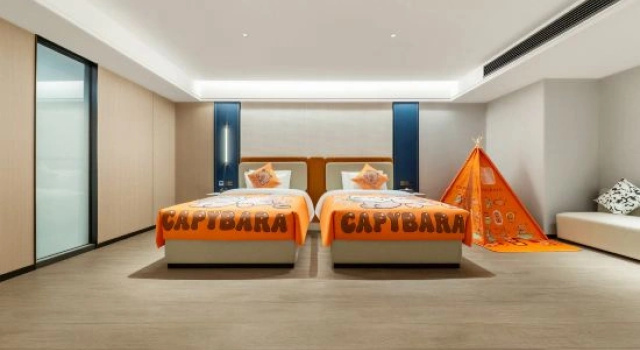 Люкс Deluxe Xiquan Mountain Residence Hot Spring Hotel