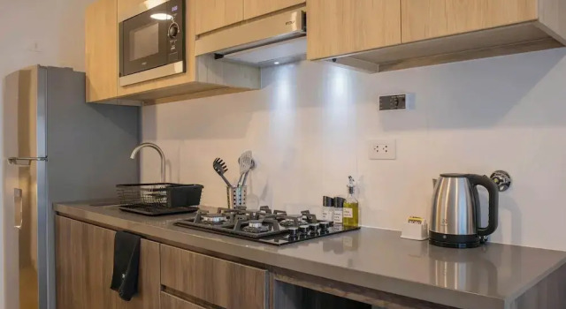 w Striking 1BR Duplex in Miraflores, Boek Appartement Miraflores 