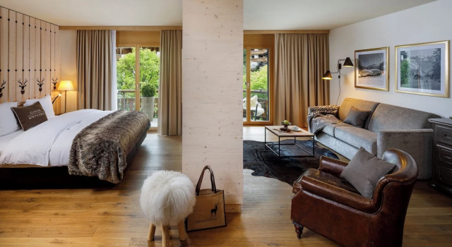 Студия Superior с балконом Hotel Piz Buin Klosters