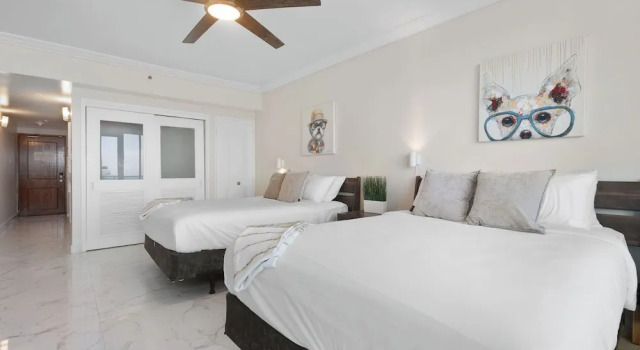 Студия Standard с балконом и с видом на залив Condado Lagoon - Lux Waterfront Studios