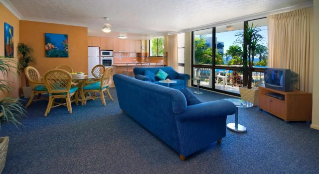 Апартаменты с 3 комнатами Headland Tropicana Resort Sunshine Coast