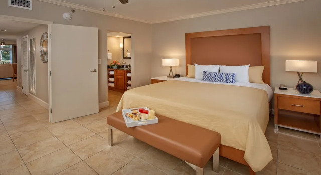 Люкс c 1 комнатой с балконом и с видом на поле для гольфа Divi Village All Inclusive Villas