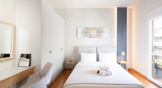 Апартаменты с балконом Classy Apartment in Koukaki, Walk to Metro & Acropolis