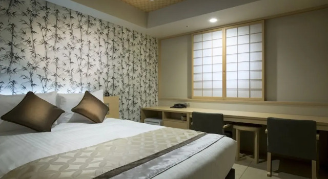 Двухместный номер Standard Hot Spring Osaka Hinode Hotel Nipponbashi