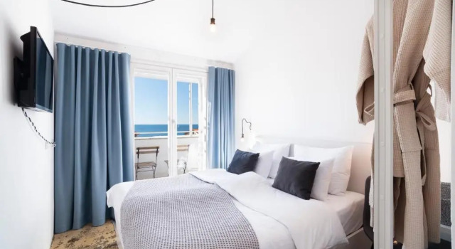 Двухместный номер Standard с балконом и с видом на море Art Hotel Tartini