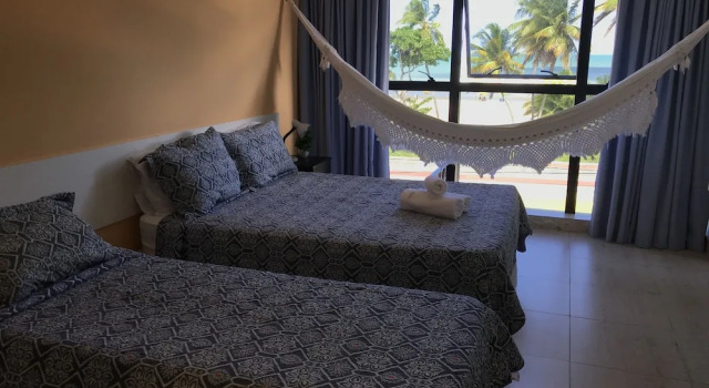 Bela Hospedagem - Lindo flat frente mar