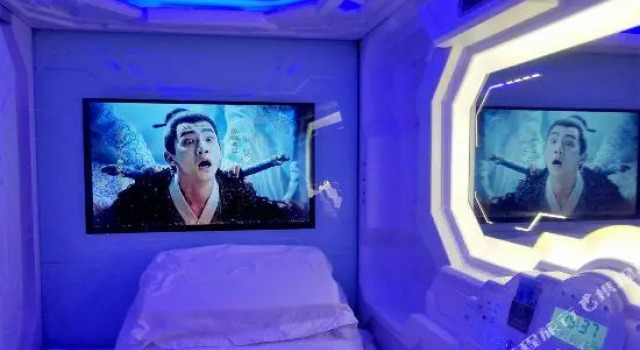 Кровать в общем номере (женский номер) Huangshan Scenic Welda Capsule Youth Hostel