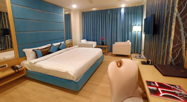 Двухместный номер Deluxe c 1 комнатой с видом на город Hotel LN Courtyard