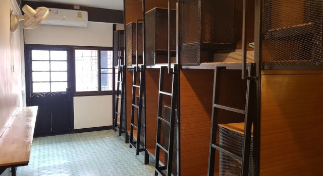 Кровать в общем номере Family Home 2 Chiangmai - Adults Only