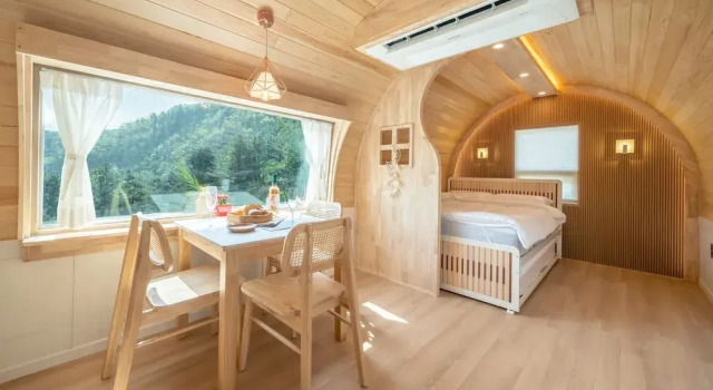 Gapyeong Manwol Aegyeon Pool Glamping, Prenota Campeggio Hotel a Gyeonggi-do con piscina, Piscina