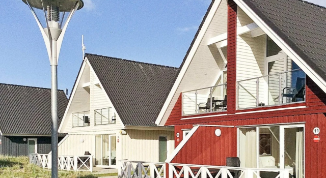 Коттедж с балконом Holiday Home in Wendtorf