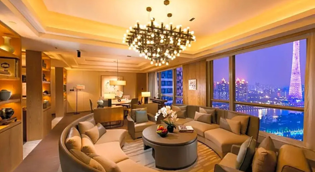 Двухместный люкс Premier с видом на реку Conrad Guangzhou