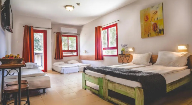 Четырёхместный номер Standard Mashabei Sade Kibbutz Country Lodging
