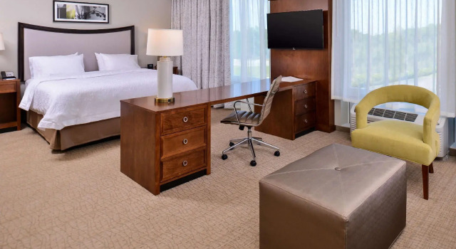 Двухместная студия люкс Hampton Inn & Suites Orlando/Downtown South - Medical Center