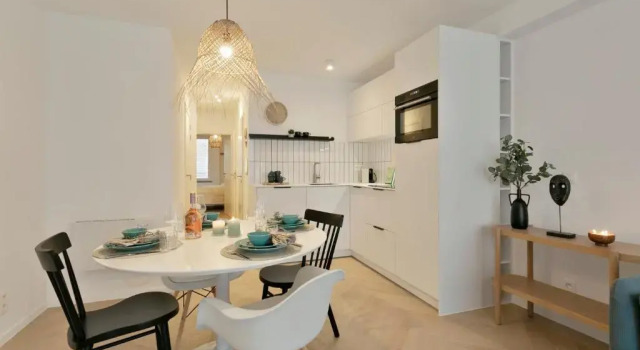 Апартаменты Beautiful 4 persons apartment at 50 meters from the beach in 't Zoute in Knokke