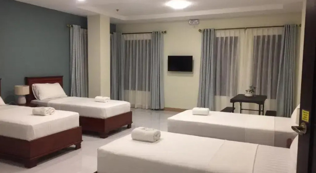 Postel ve společném pokoji Bohol Ecotel