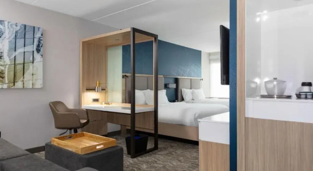 Четырёхместный люкс SpringHill Suites By Marriott Durham City View