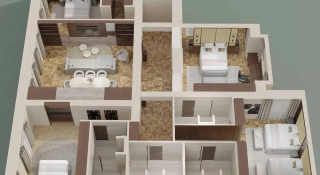 Апартаменты Luxury A/C Apt - 10p/4bdr - Arc de Triomphe