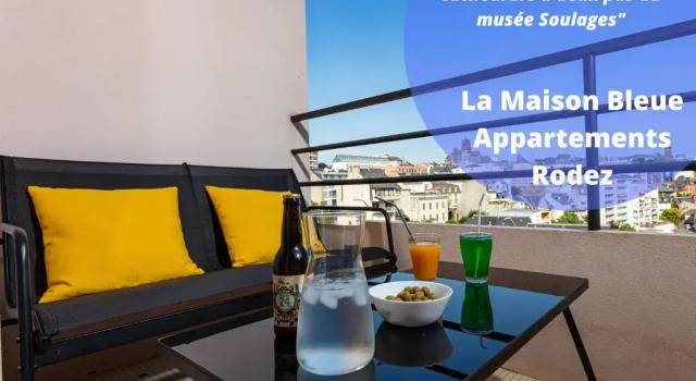 Апартаменты Cocon avec terrasse et garage proche musée Soulages