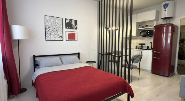 Cozy studio at the Riga railway station, Book Apartment Moscow Russia